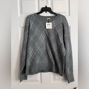 Anne Klein Gray Sweater Size L